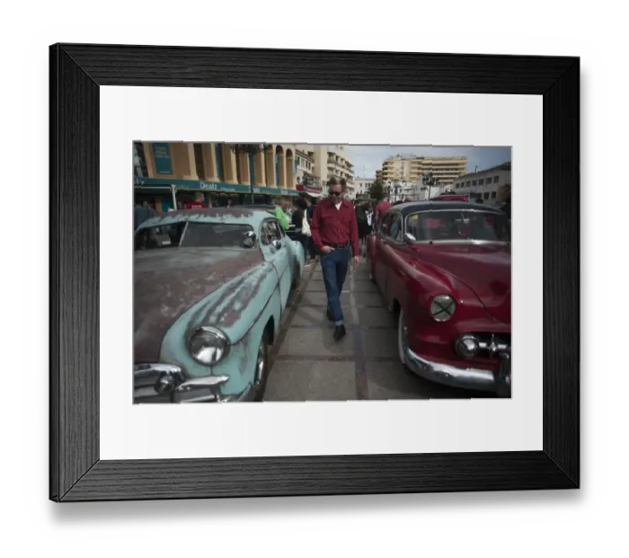 Framed Print : Spain-Music-Rockabilly-Jamboree-Festival