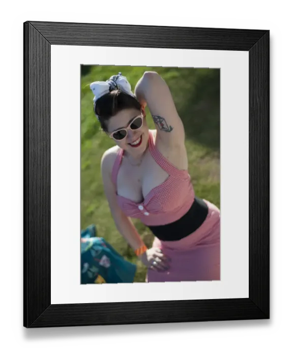 Framed Print : Spain-Music-Rockabilly-Jamboree-Festival
