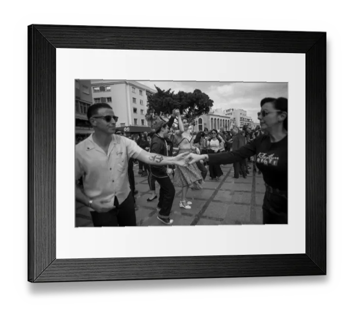 Framed Print : Spain-Music-Rockabilly-Jamboree-Festival