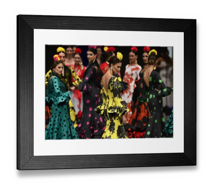 Framed Print : Spain - Fashion - Simof - Flamenco