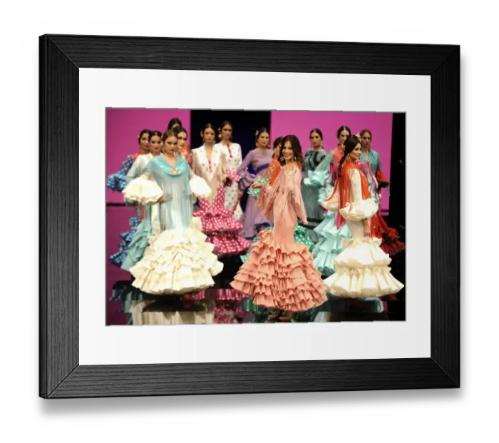 Framed Print : Spain - Fashion - Simof - Flamenco