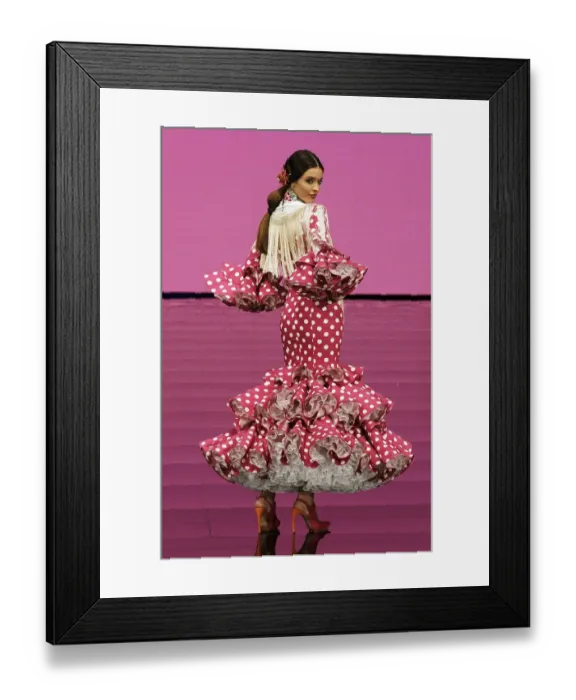 Framed Print : Spain - Fashion - Simof - Flamenco Framed Print : Spain - Fashion - Simof - Flamenco