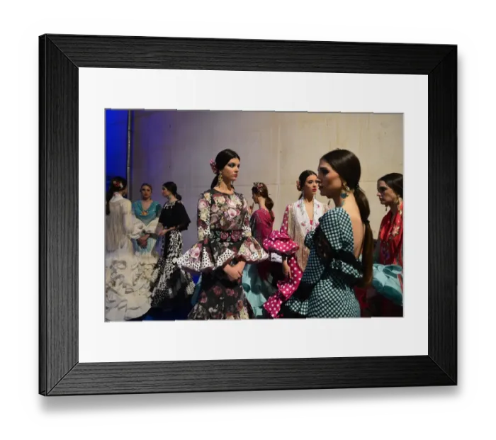 Framed Print : Spain - Fashion - Simof - Flamenco Framed Print : Spain - Fashion - Simof - Flamenco