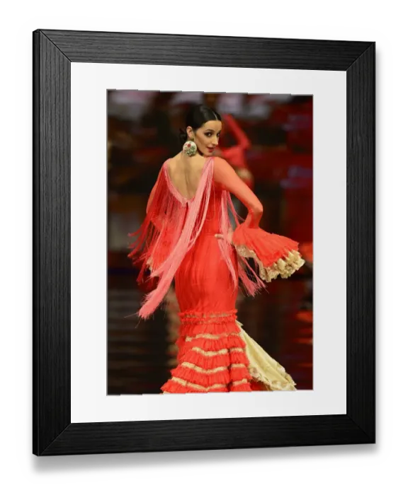 Framed Print : Spain - Fashion - Simof - Flamenco