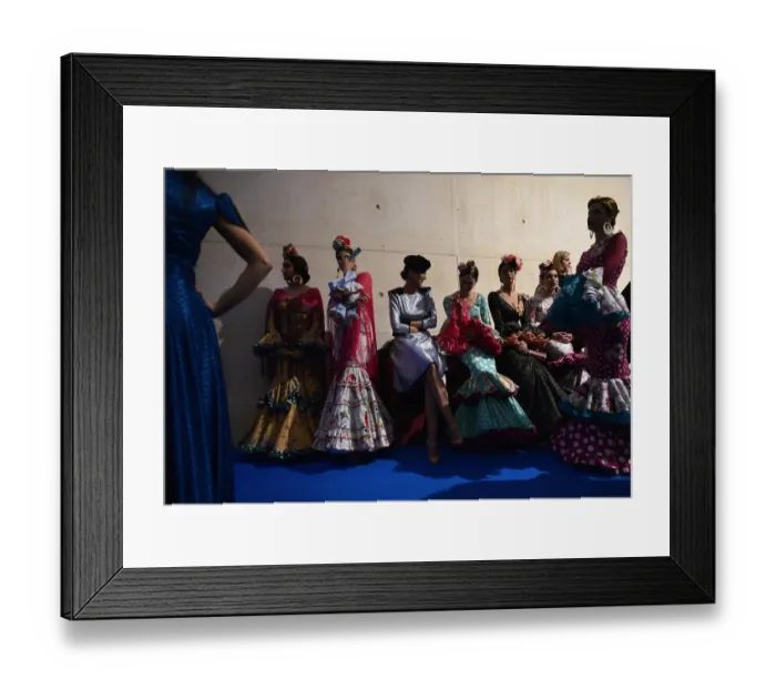 Framed Print : Spain - Fashion - Simof - Flamenco Framed Print : Spain - Fashion - Simof - Flamenco