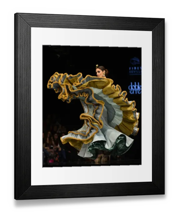 Framed Print : Spain - Fashion - Simof - Flamenco Framed Print : Spain - Fashion - Simof - Flamenco