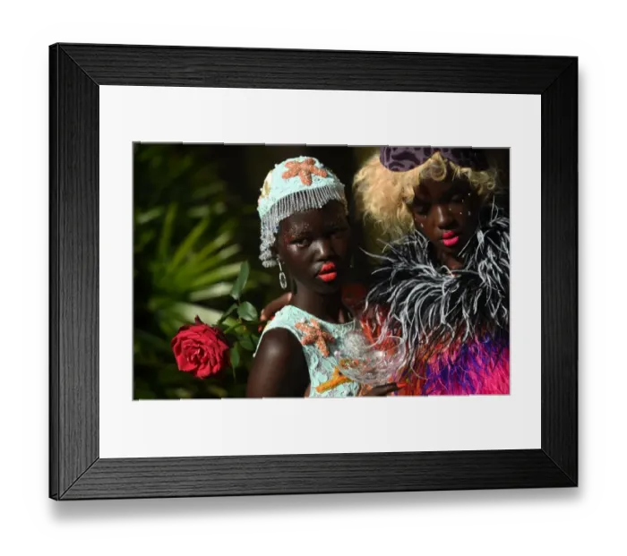Framed Print : Fashion Australia Romance was Born