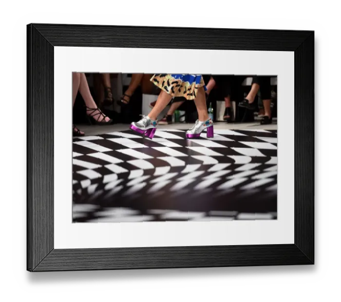 Framed Print : Fashion Australia Emma Mulholland