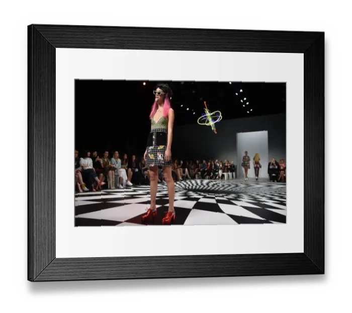 Framed Print : Fashion Australia Emma Mulholland