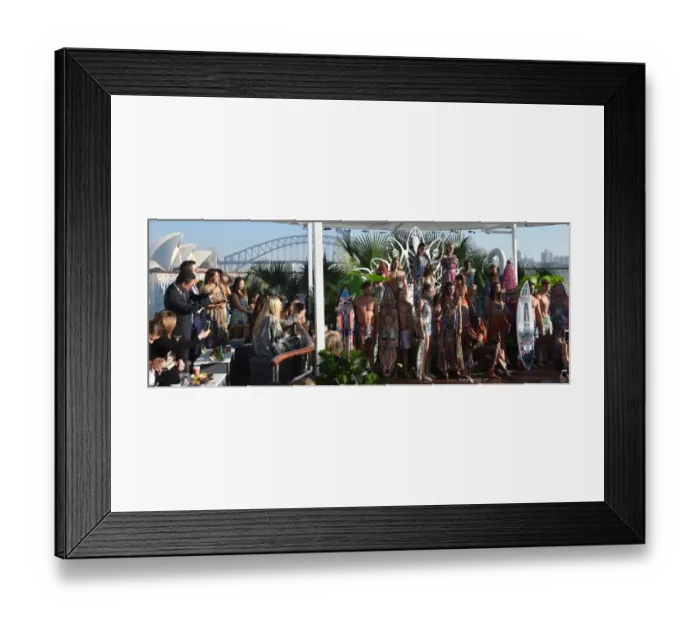 Framed Print : Fashion Australia Camilla Franks