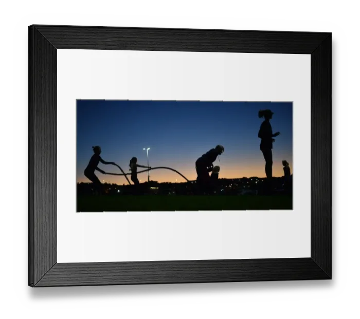 Framed Print : Australia Lifestyle Exercise