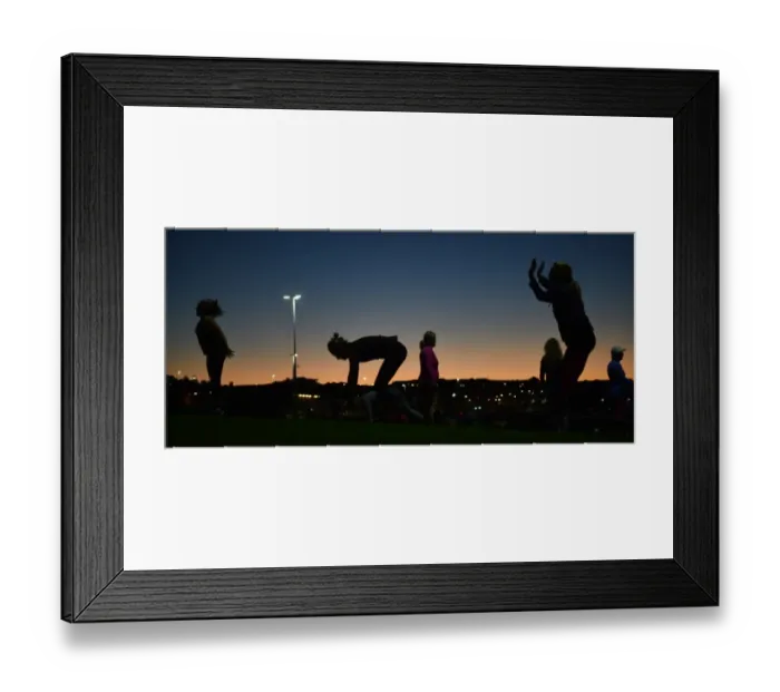Framed Print : Australia Lifestyle Exercise Framed Print : Australia Lifestyle Exercise
