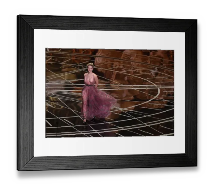 Framed Print : Us-Oscars-Show