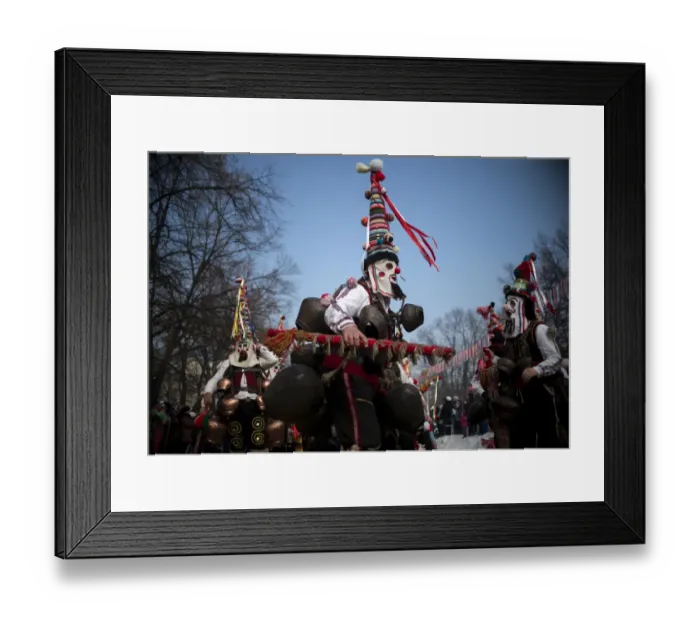 Framed Print : Bulgaria-Culture-Carnival