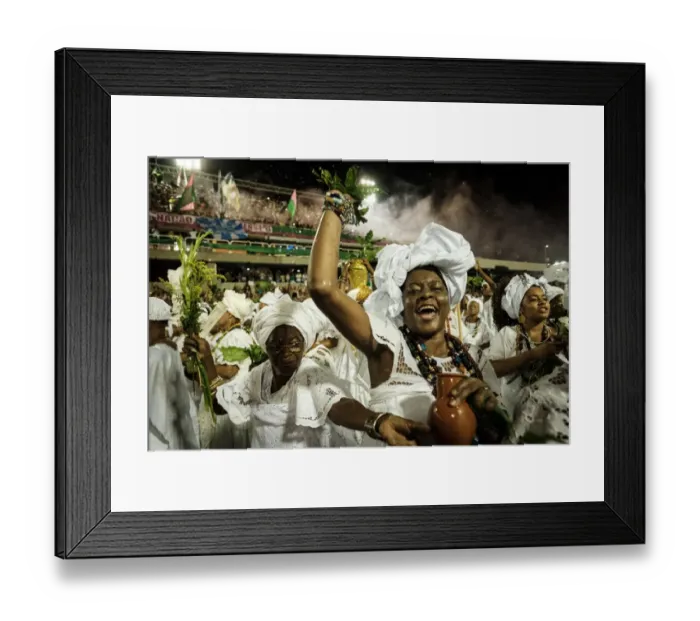 Framed Print : Brazil-Rio-Carnival-Preparations