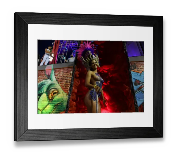 Framed Print : Brazil-Carnival-Sao Paulo-Academicos do Tucuruvi Framed Print : Brazil-Carnival-Sao Paulo-Academicos do Tucuruvi
