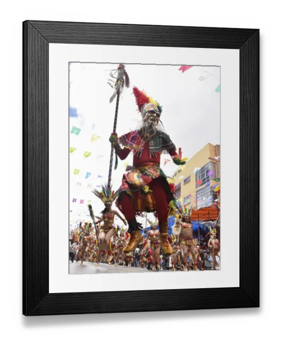Framed Print : Bolivia-Carnival-Oruro