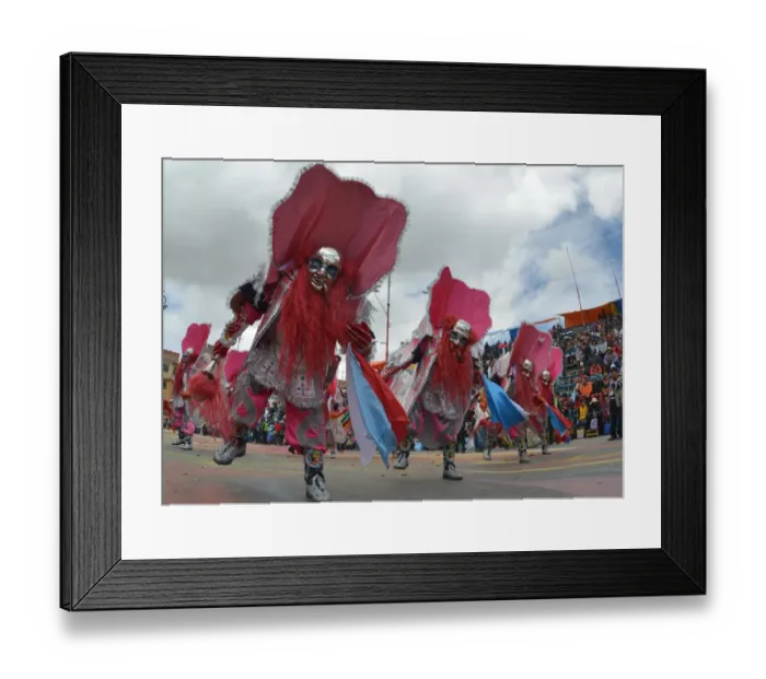 Framed Print : Bolivia-Carnival-Oruro