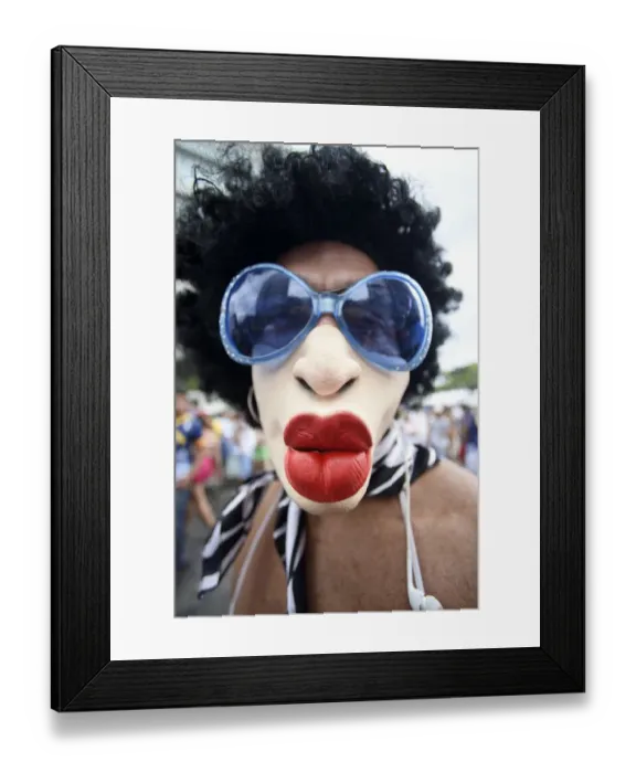 Framed Print : Brazil-Carnival-Street