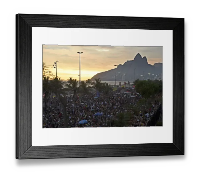 Framed Print : Brazil-Carnival-Street