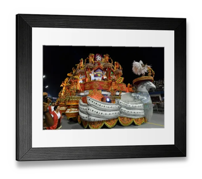 Framed Print : Brazil-Carnival-Sao Paulo-Dragoes Da Real Framed Print : Brazil-Carnival-Sao Paulo-Dragoes Da Real