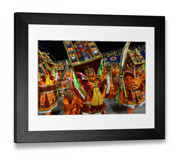 Framed Print : Brazil-Carnival-Sao Paulo-Dragoes Da Real Framed Print : Brazil-Carnival-Sao Paulo-Dragoes Da Real