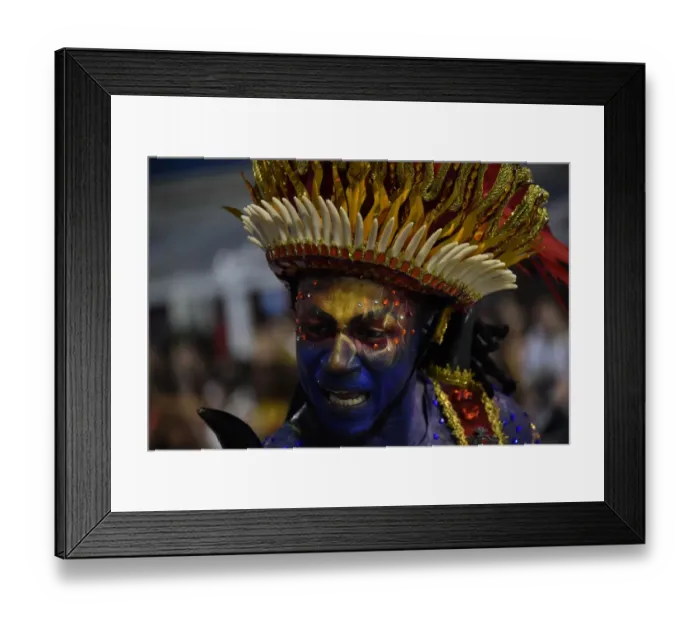 Framed Print : Brazil-Carnival-Sao Paulo-Vai-Vai Framed Print : Brazil-Carnival-Sao Paulo-Vai-Vai