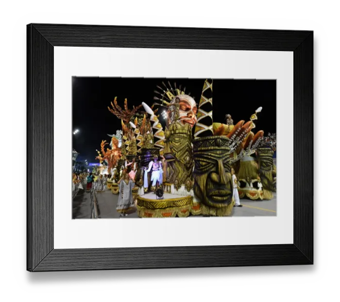Framed Print : Brazil-Carnival-Sao Paulo-Vai-Vai Framed Print : Brazil-Carnival-Sao Paulo-Vai-Vai