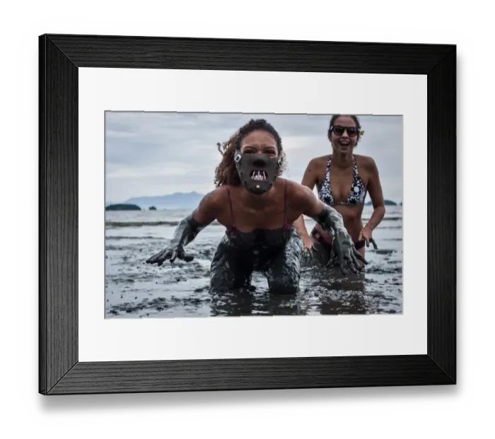 Framed Print : Brazil-Carnival-Paraty-Mud Framed Print : Brazil-Carnival-Paraty-Mud