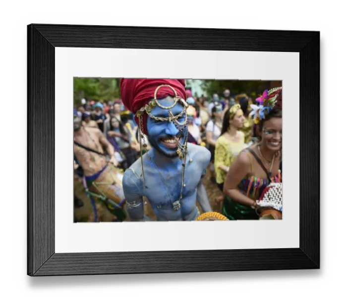 Framed Print : Brazil-Carnival-Street Framed Print : Brazil-Carnival-Street