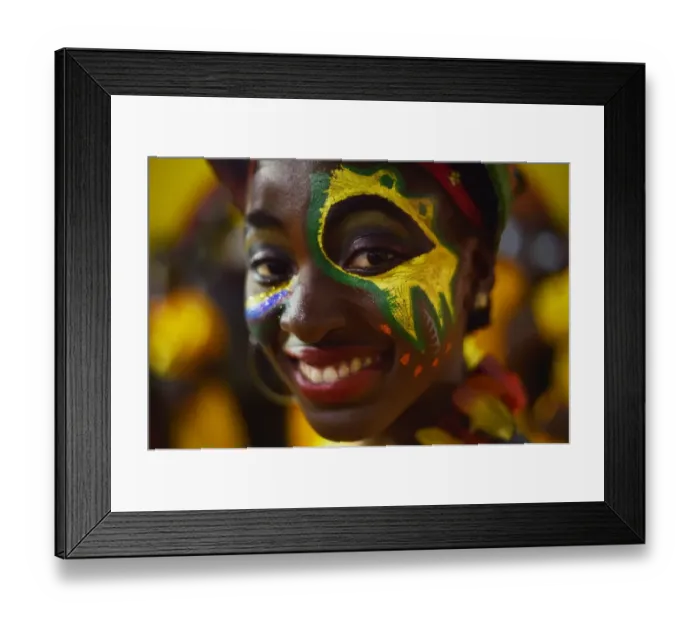 Framed Print : Haiti-Festival-Carnival