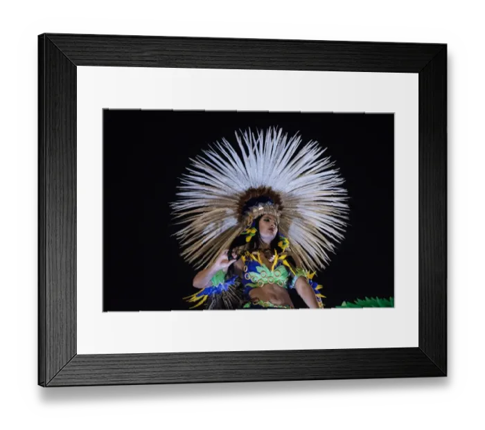 Framed Print : Brazil-Rio-Carnival-Parade-Imperatriz