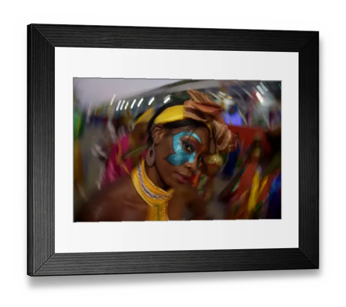 Framed Print : Haiti-Festival-Carnival
