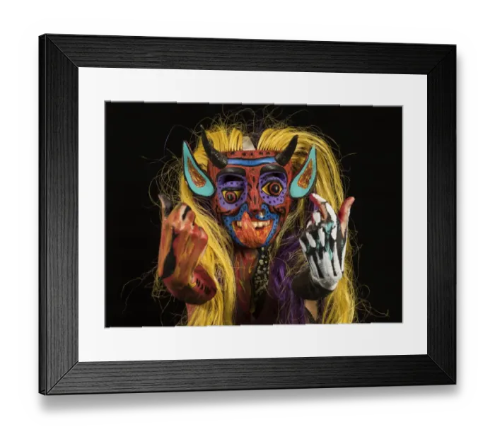Framed Print : Mexico-Carnival-San Martin Tilcajete Framed Print : Mexico-Carnival-San Martin Tilcajete