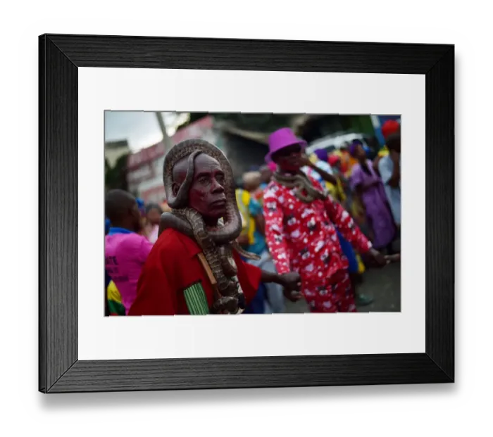 Framed Print : Haiti-Carnival