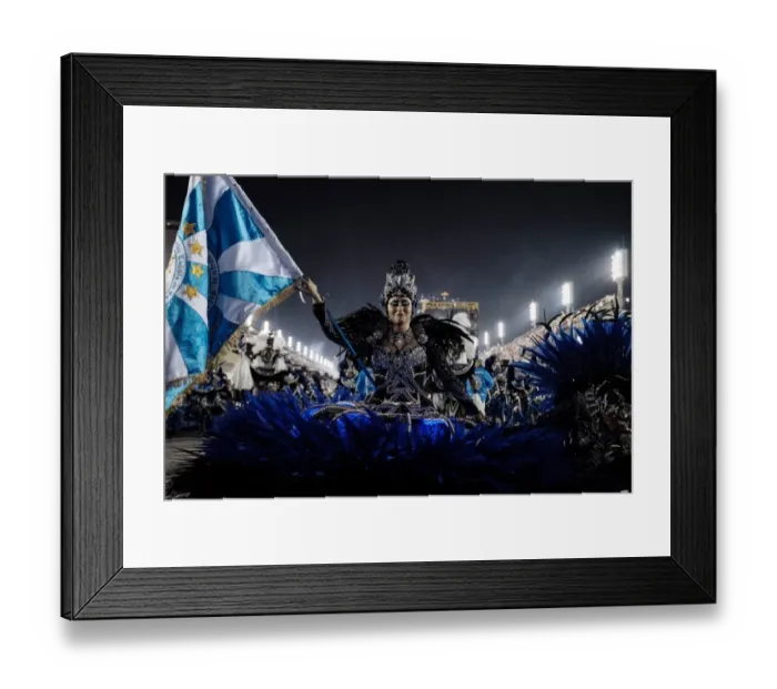 Framed Print : Brazil-Rio-Carnival-Parade-Vila Isabel