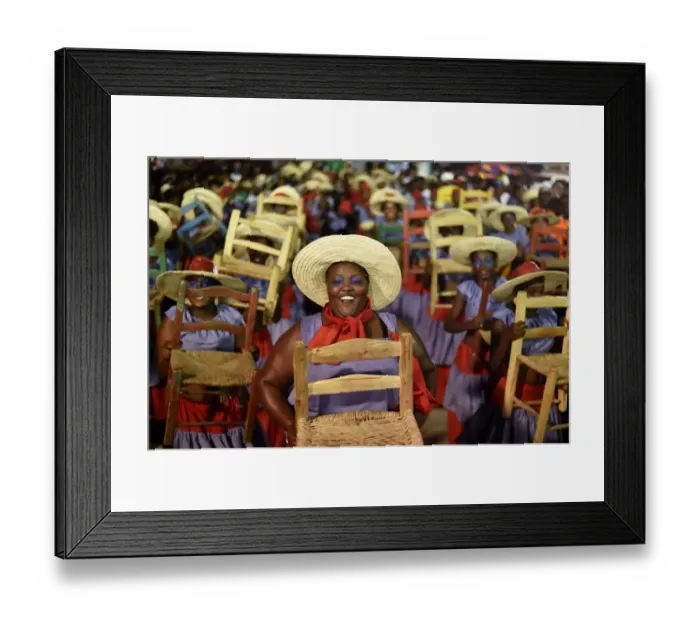 Framed Print : Haiti-Festival-Carnival