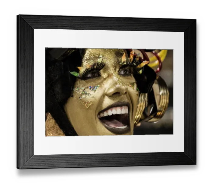 Framed Print : Brazil-Rio-Carnival-Unidos Da Tijuca