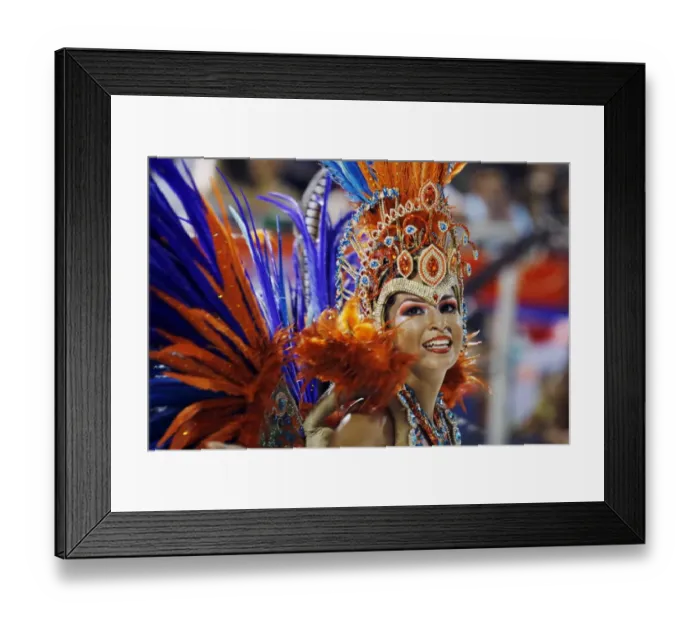 Framed Print : Paraguay-Carnival