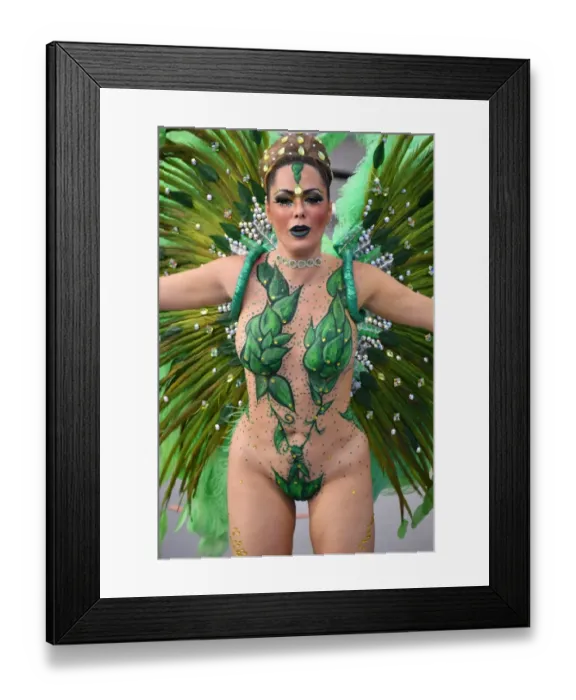 Framed Print : Brazil-Carnival-Sao Paulo-Nene De Vila Matilde