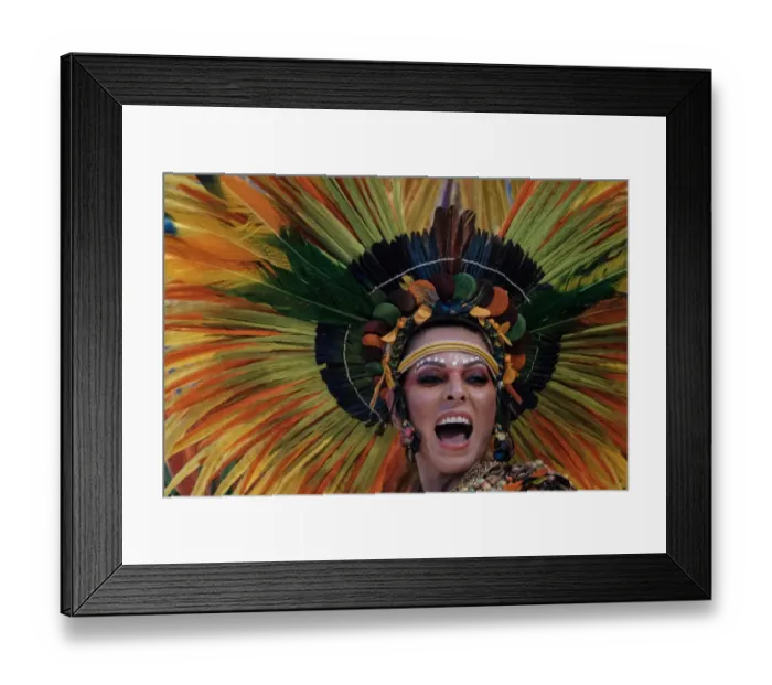 Framed Print : Brazil-Rio-Carnival-Parade-Beija-Flor Framed Print : Brazil-Rio-Carnival-Parade-Beija-Flor