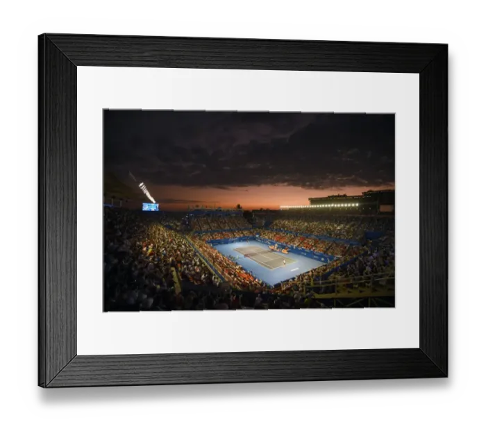Framed Print : Mexico-Tennis-Open