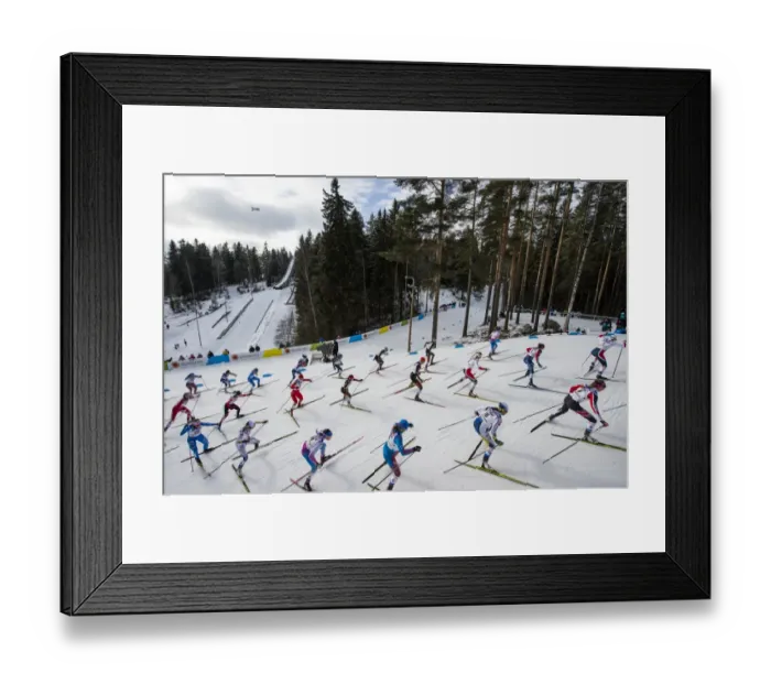 Framed Print : Ski-Nordic-World-Women Framed Print : Ski-Nordic-World-Women