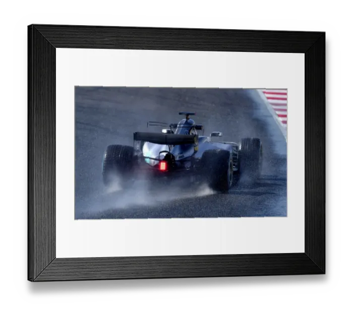 Framed Print : Auto-Prix-F1-Esp-Test-Mercedes Framed Print : Auto-Prix-F1-Esp-Test-Mercedes