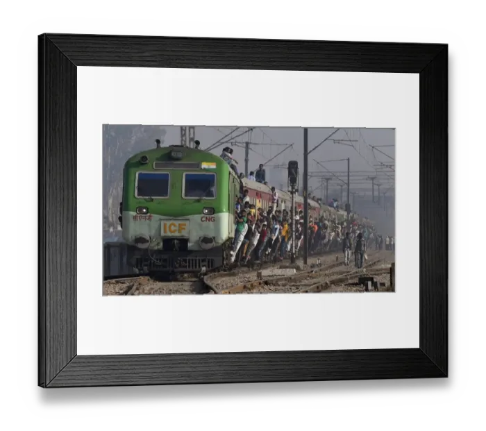 Framed Print : India-Economy-Gdp-Transport Framed Print : India-Economy-Gdp-Transport