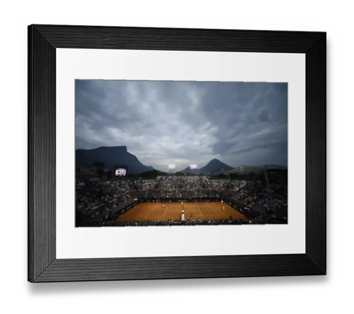 Framed Print : Tennis-Rio-Open Framed Print : Tennis-Rio-Open