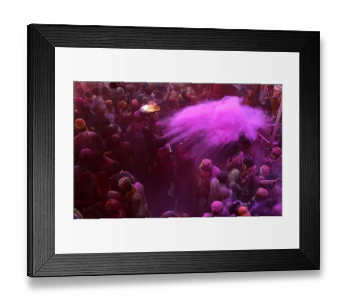 Framed Print : India-Religion-Hinduism-Holi-Festival