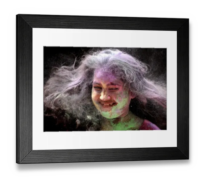 Framed Print : India-Religion-Festival-Holi