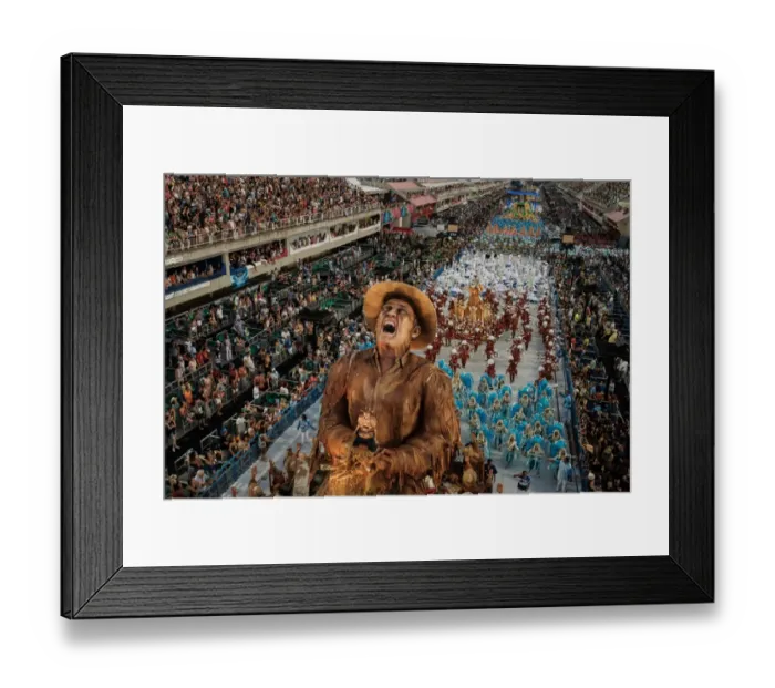 Framed Print : Brazil-Carnival-Rio-Champion Parade-Portela Framed Print : Brazil-Carnival-Rio-Champion Parade-Portela