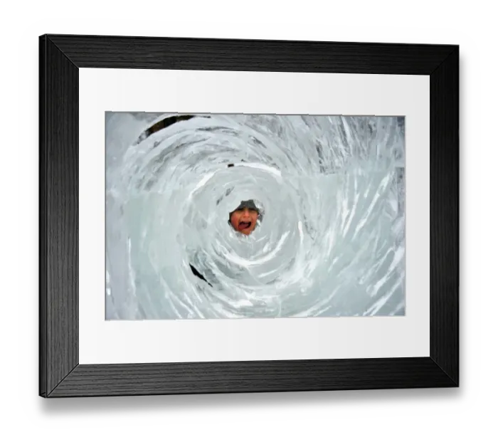 Framed Print : Belarus-Ice-Sculpture-Feature